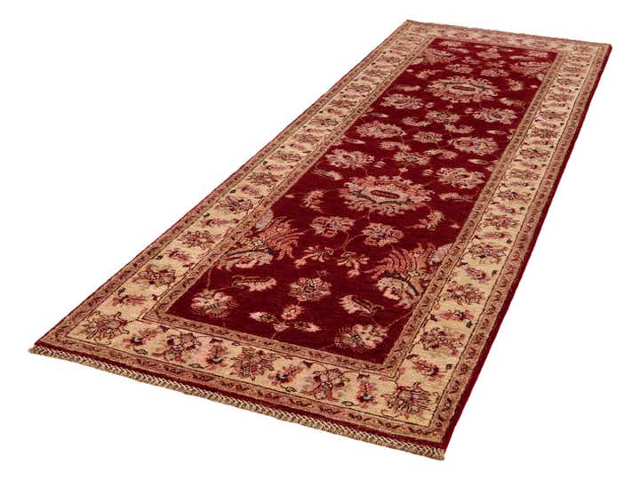 2' 9 x 8' 6 Hand Knotted Peshawar Ziegler Runner Rug