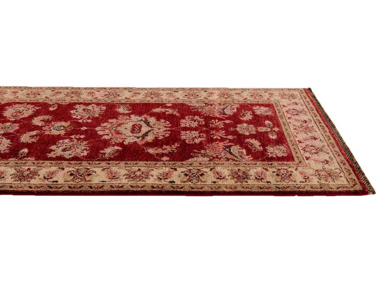 Detail image of 2' 9 x 8' 6 Hand Knotted Peshawar Ziegler Runner Rug