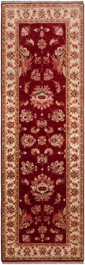 2' 9 x 8' 6 Hand Knotted Peshawar Ziegler Runner Rug