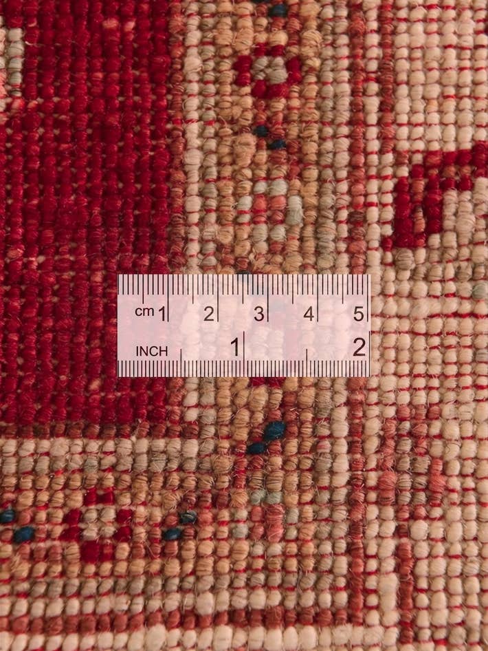 Detail image of 2' 9 x 8' 8 Hand Knotted Peshawar Ziegler Runner Rug