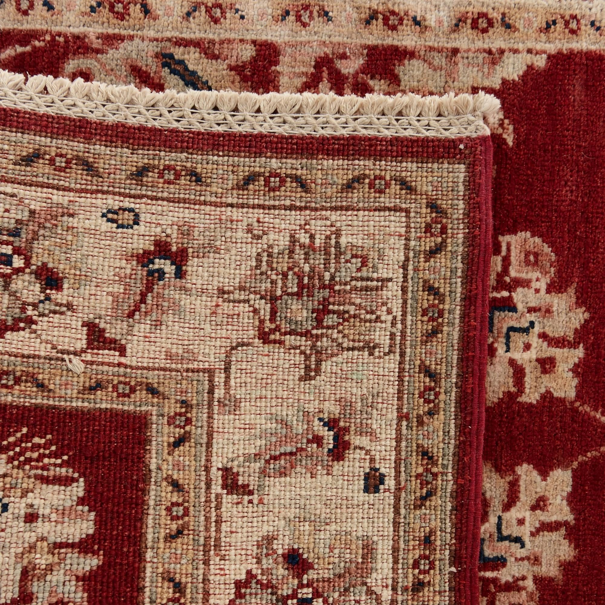 85cm x 265cm Hand Knotted Peshawar Ziegler Runner Rug