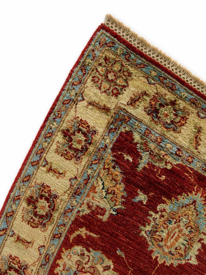2' 8 x 8' 8 Hand Knotted Peshawar Ziegler Runner Rug