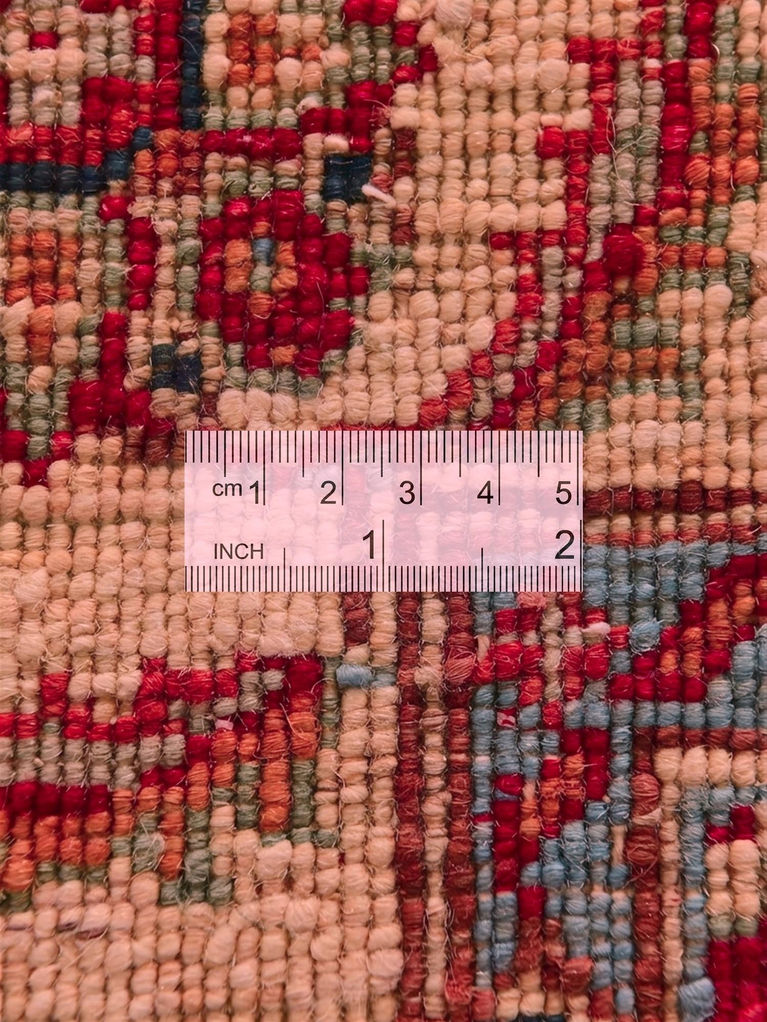 2' 8 x 8' 8 Hand Knotted Peshawar Ziegler Runner Rug