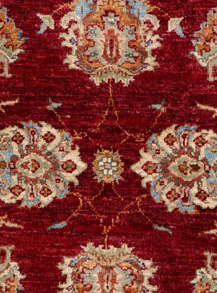 2' 8 x 8' 8 Hand Knotted Peshawar Ziegler Runner Rug