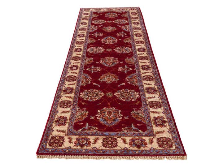2' 7 x 8' 8 Hand Knotted Peshawar Ziegler Runner Rug