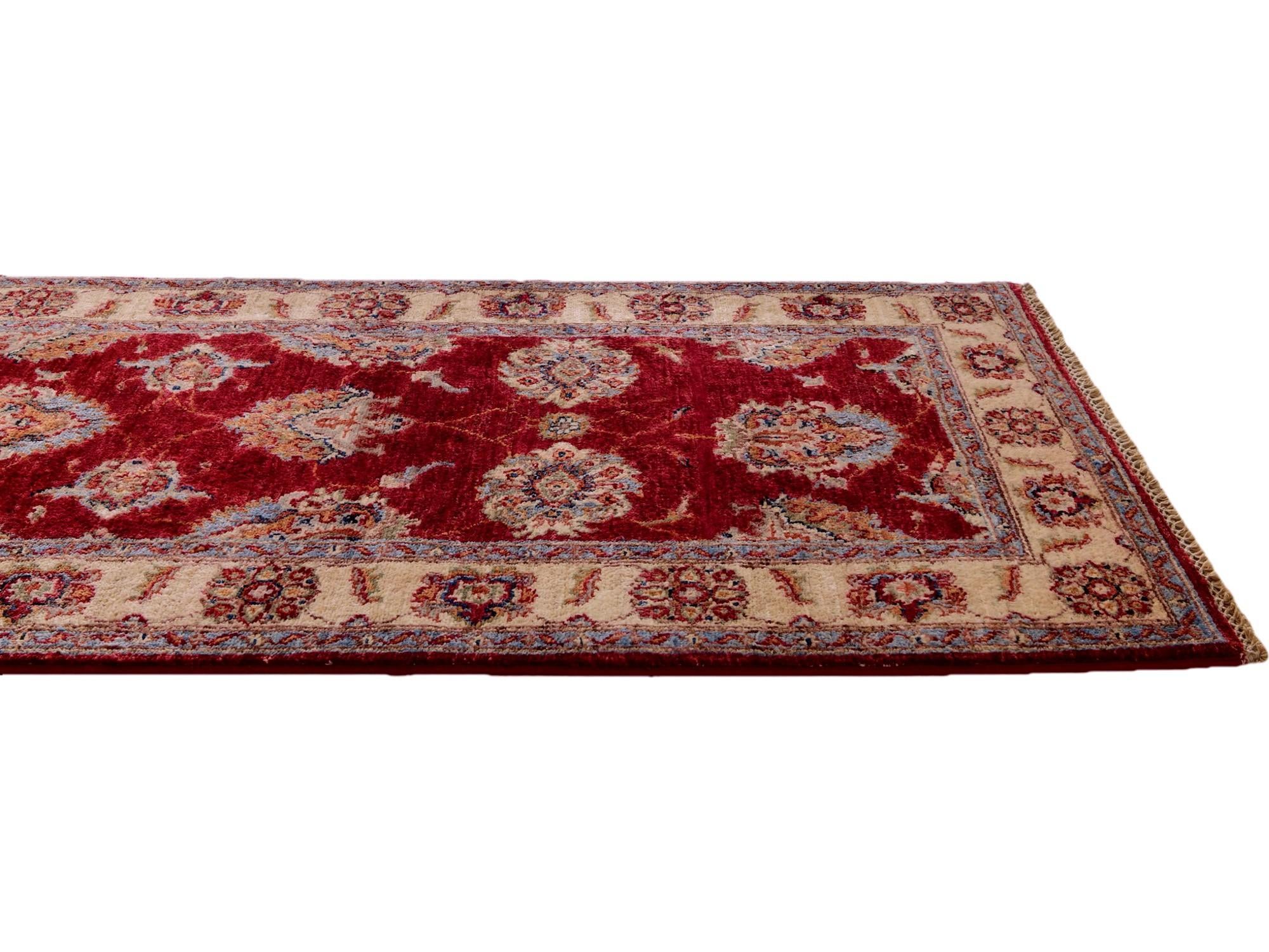 2' 7 x 8' 8 Hand Knotted Peshawar Ziegler Runner Rug