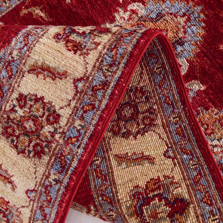 Detail image of 2' 7 x 8' 8 Hand Knotted Peshawar Ziegler Runner Rug