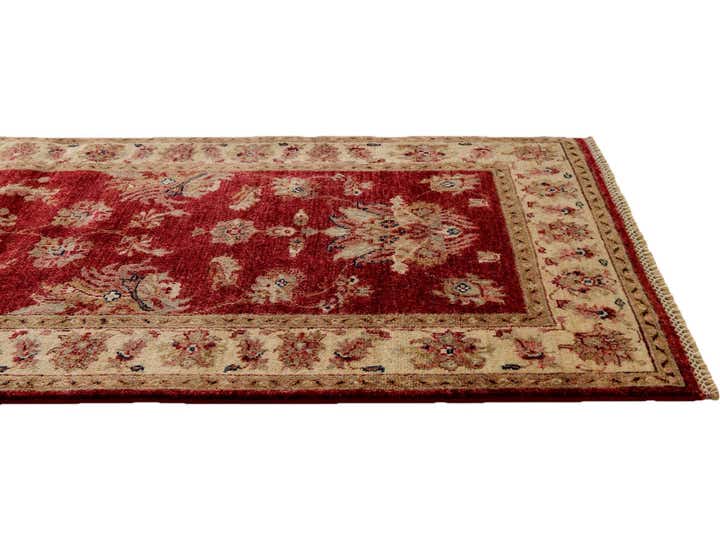 2' 9 x 9' 10 Hand Knotted Peshawar Ziegler Runner Rug