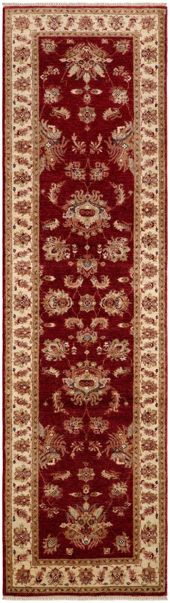 2' 9 x 9' 10 Hand Knotted Peshawar Ziegler Runner Rug