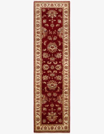 2' 9 x 9' 10 Hand Knotted Peshawar Ziegler Runner Rug