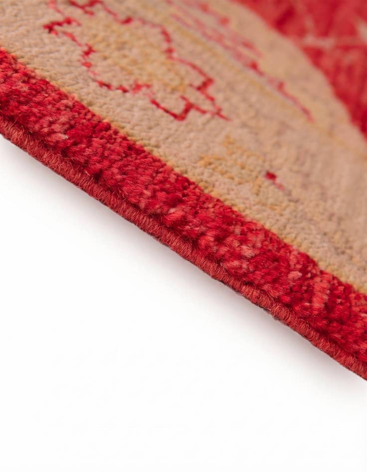 Detail image of 2' 7 x 9' 10 Hand Knotted Peshawar Ziegler Runner Rug