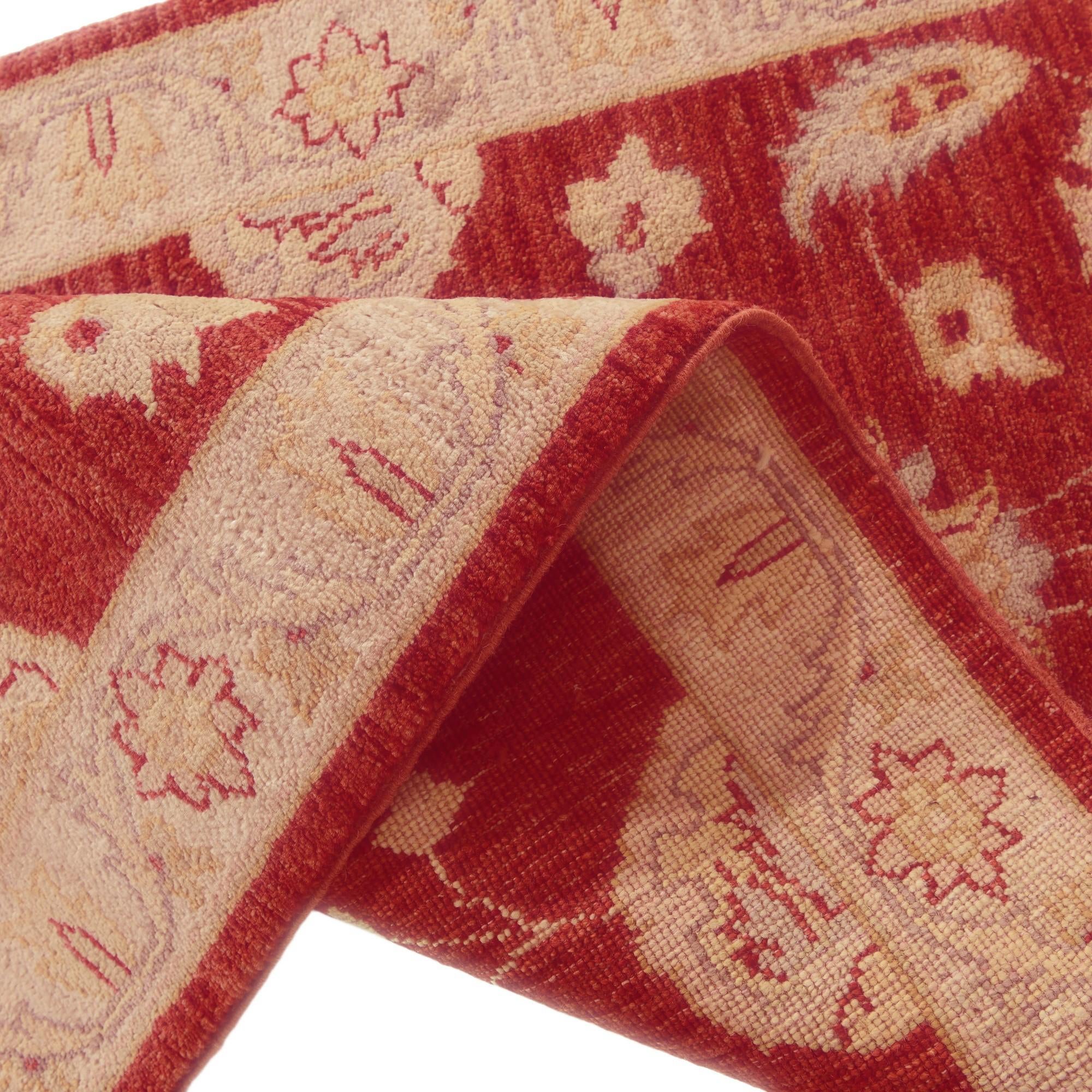 2' 7 x 9' 10 Hand Knotted Peshawar Ziegler Runner Rug