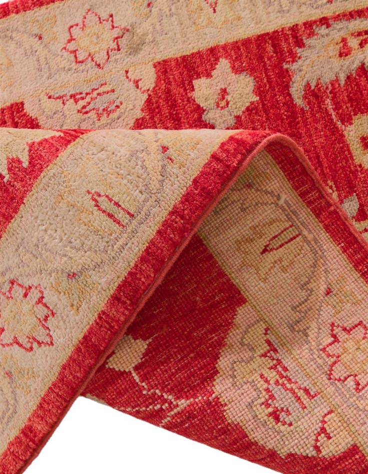 Detail image of 2' 7 x 9' 10 Hand Knotted Peshawar Ziegler Runner Rug