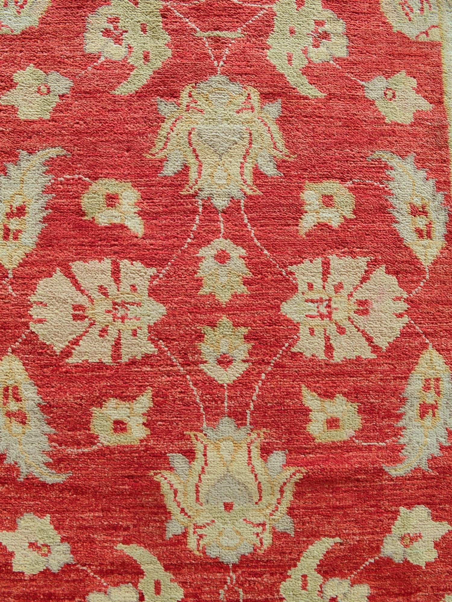 2' 7 x 9' 10 Hand Knotted Peshawar Ziegler Runner Rug