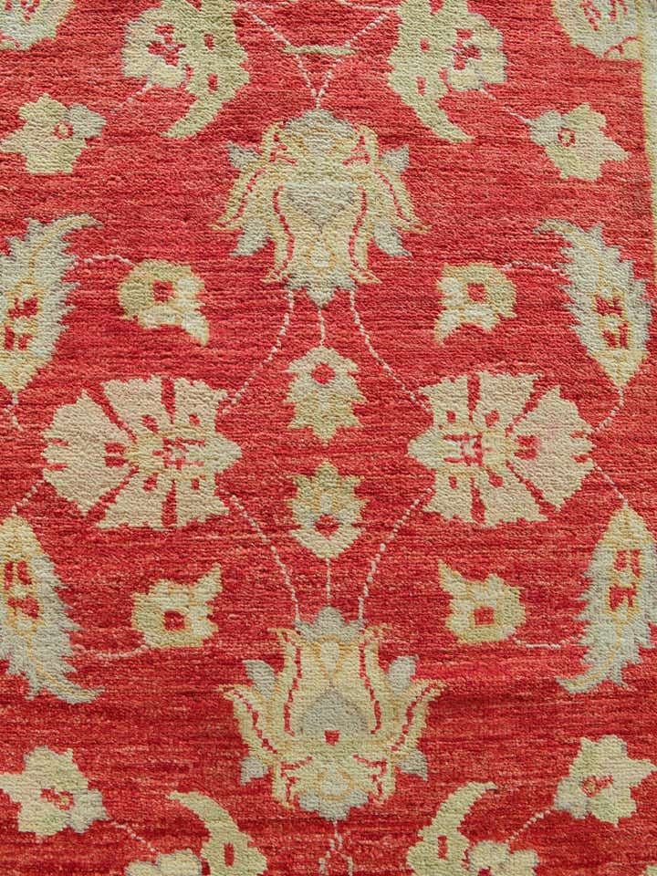 2' 7 x 9' 10 Hand Knotted Peshawar Ziegler Runner Rug