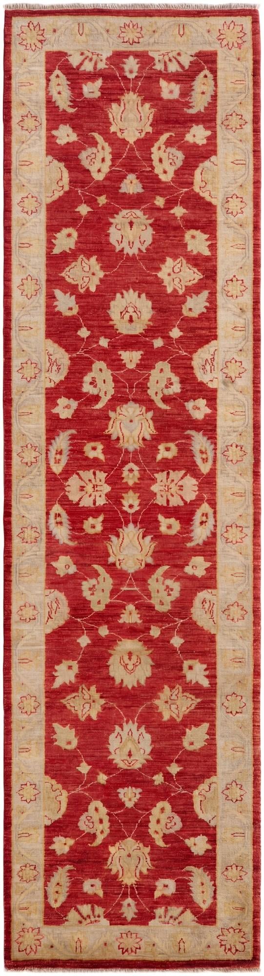 2' 7 x 9' 10 Hand Knotted Peshawar Ziegler Runner Rug