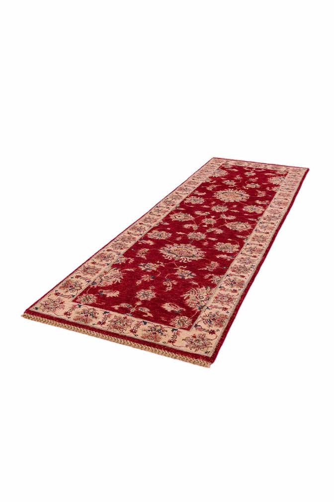 2' 8 x 8' 6 Hand Knotted Peshawar Ziegler Runner Rug