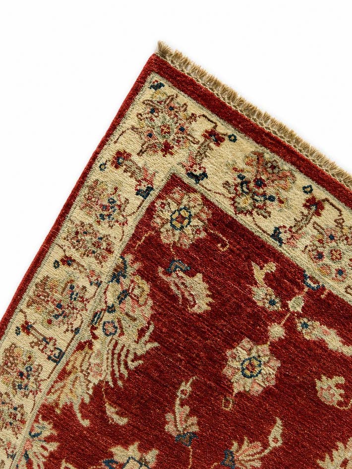 Detail image of 2' 8 x 8' 6 Hand Knotted Peshawar Ziegler Runner Rug