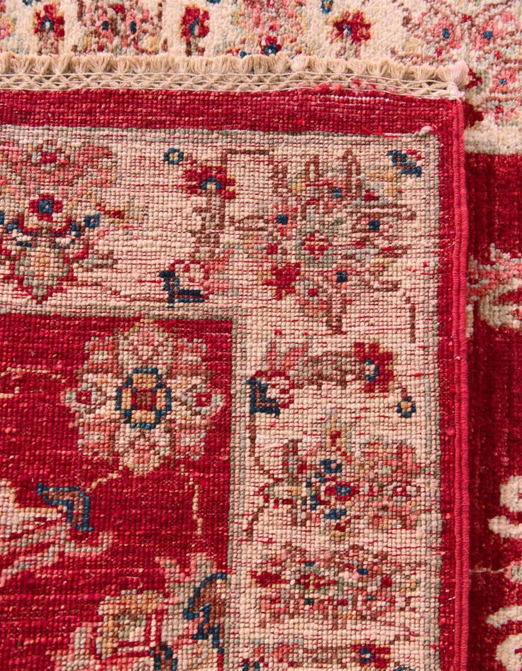 Detail image of 2' 8 x 8' 6 Hand Knotted Peshawar Ziegler Runner Rug