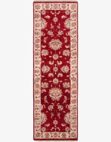 2' 8 x 8' 6 Hand Knotted Peshawar Ziegler Runner Rug