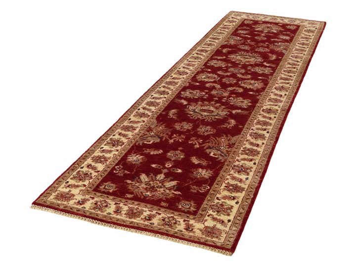 2' 8 x 9' 10 Hand Knotted Peshawar Ziegler Runner Rug