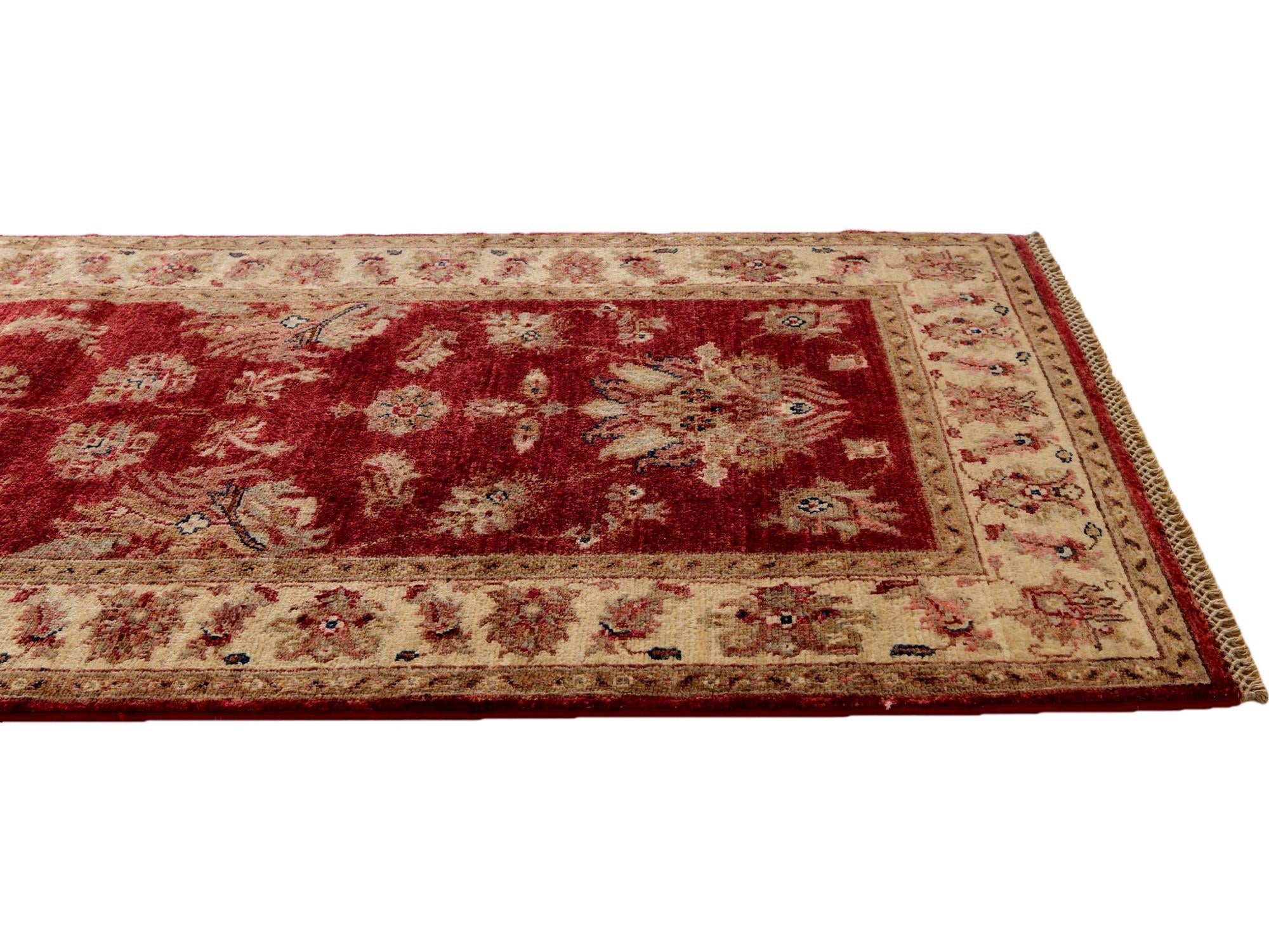 2' 8 x 9' 10 Hand Knotted Peshawar Ziegler Runner Rug