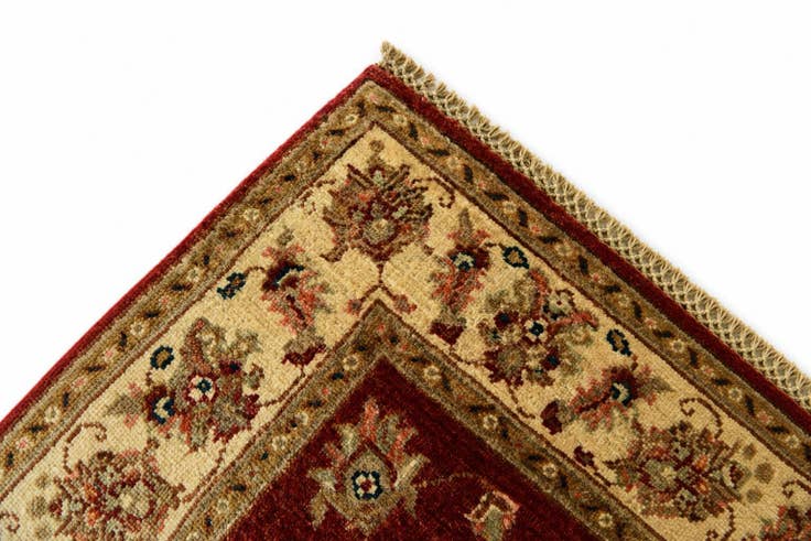 Detail image of 2' 8 x 9' 10 Hand Knotted Peshawar Ziegler Runner Rug