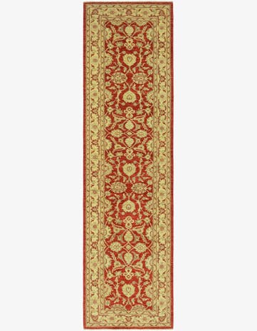 2' 7 x 9' 8 Hand Knotted Peshawar Ziegler Runner Rug