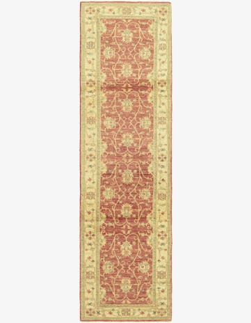 2' 7 x 9' 8 Hand Knotted Peshawar Ziegler Runner Rug
