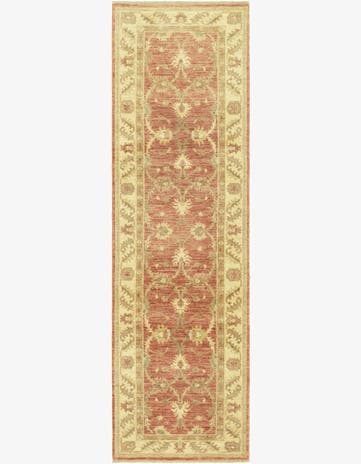 2' 8 x 9' 8 Hand Knotted Peshawar Ziegler Runner Rug