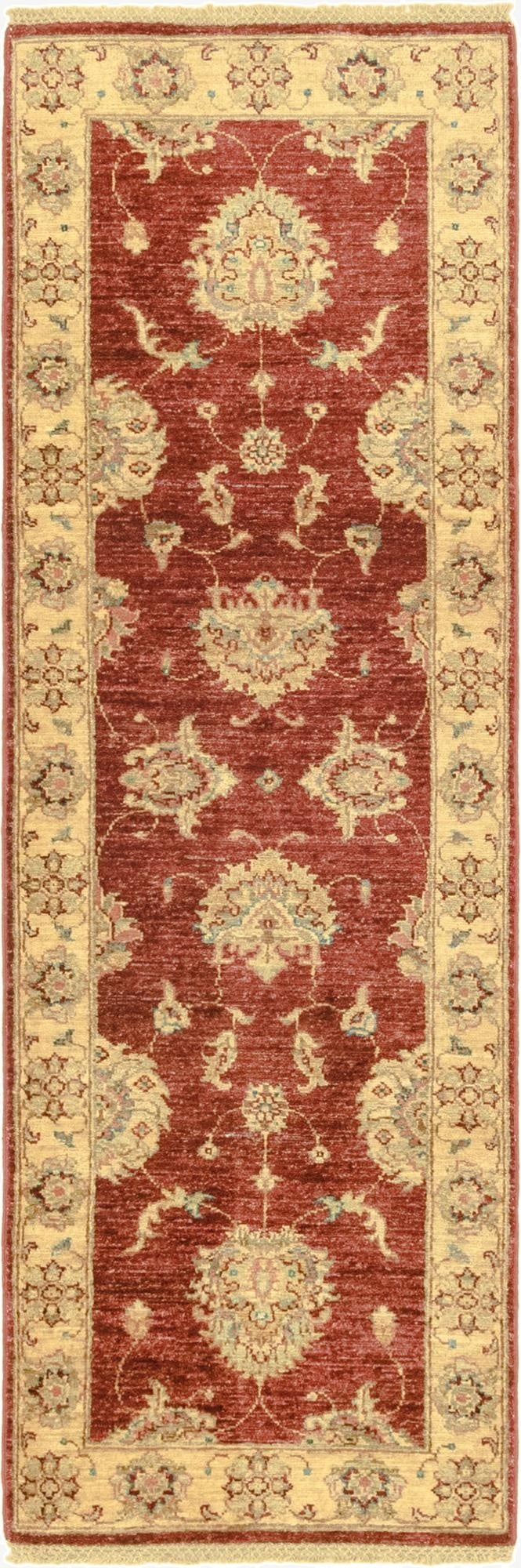 2' x 6' 1  Hand Knotted Peshawar Ziegler Runner Rug