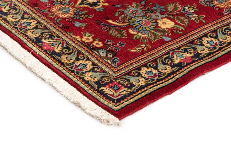 Detail image of 2' 9 x 6' 9 Hand Knotted Qom Persian Runner Rug