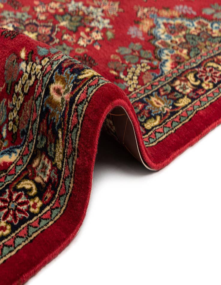 Detail image of 2' 5 x 6' 11  Hand Knotted Qom Persian Runner Rug