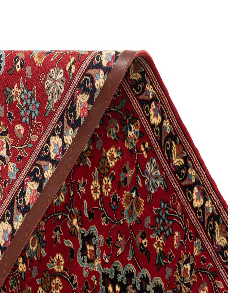 Detail image of 2' 7 x 6' 8  Hand Knotted Qom Persian Runner Rug