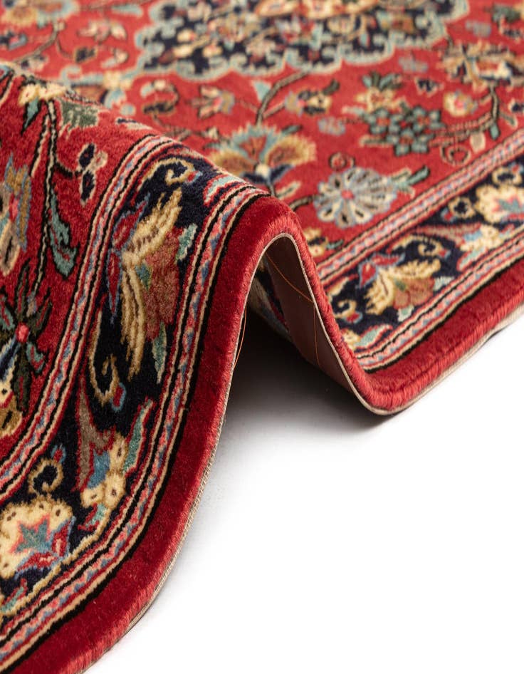 Detail image of 2' 7 x 6' 8  Hand Knotted Qom Persian Runner Rug