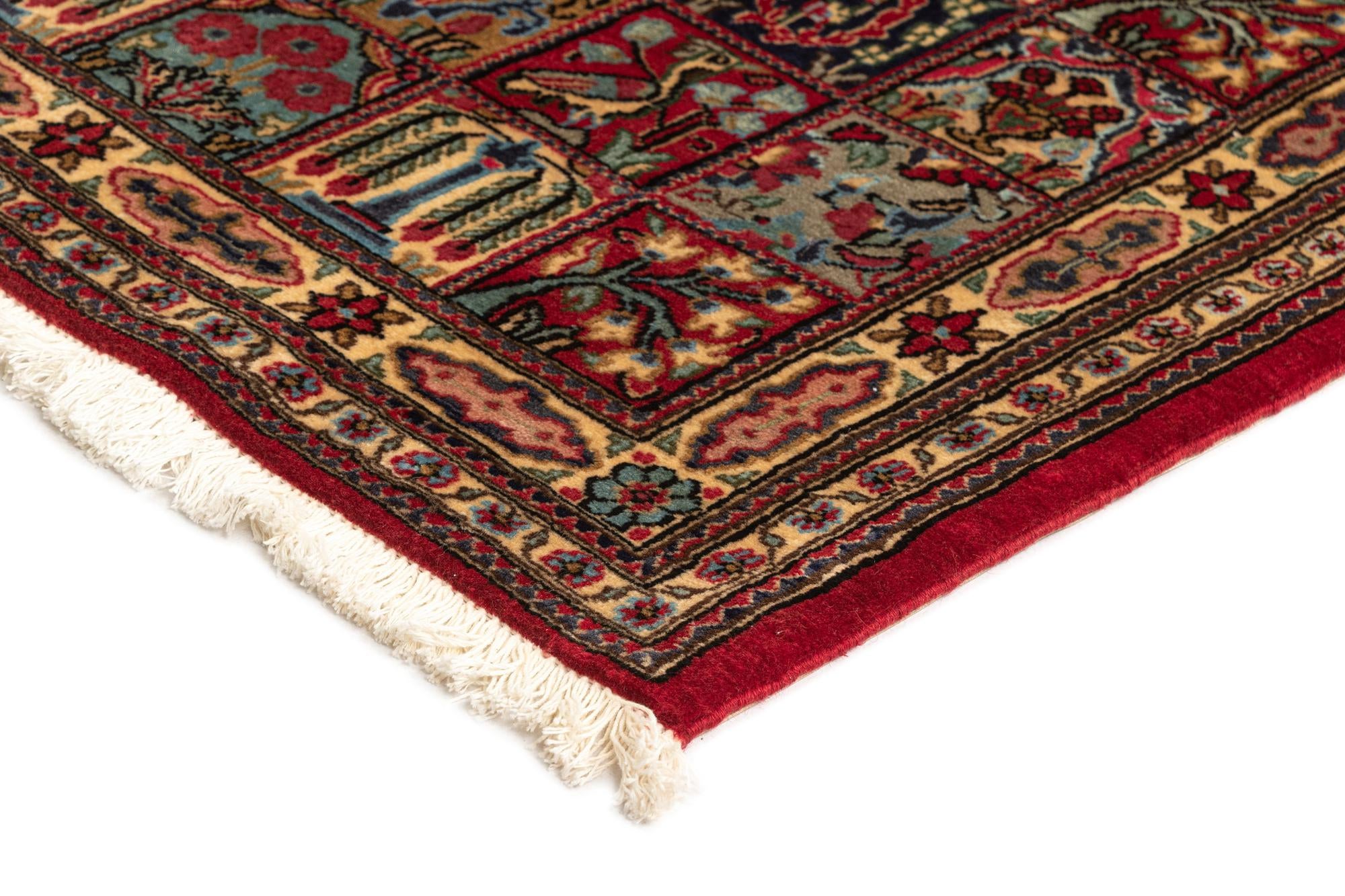 2' 7 x 6' 7 Hand Knotted Qom Persian Runner Rug
