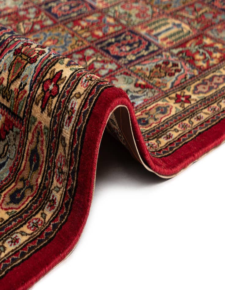 Detail image of 2' 7 x 6' 7  Hand Knotted Qom Persian Runner Rug