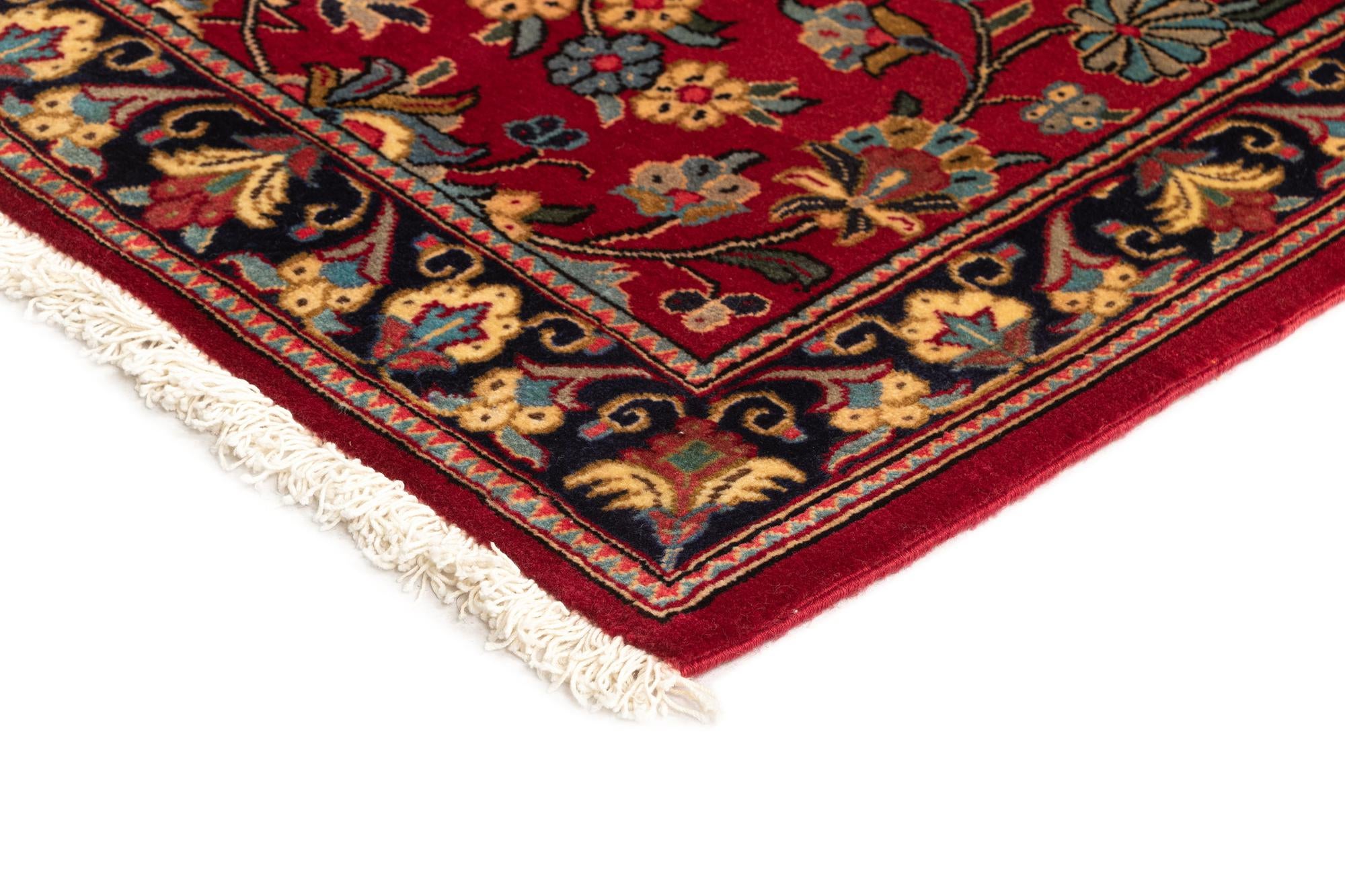 2' 7 x 6' 8 Hand Knotted Qom Persian Runner Rug