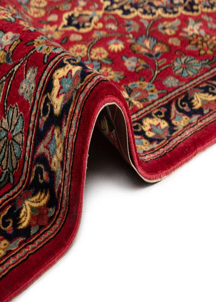 2' 7 x 6' 8 Hand Knotted Qom Persian Runner Rug