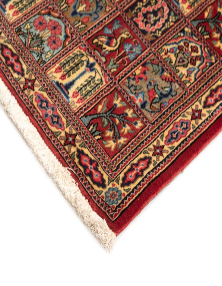 Detail image of 2' 6 x 6' 5  Hand Knotted Qom Persian Runner Rug