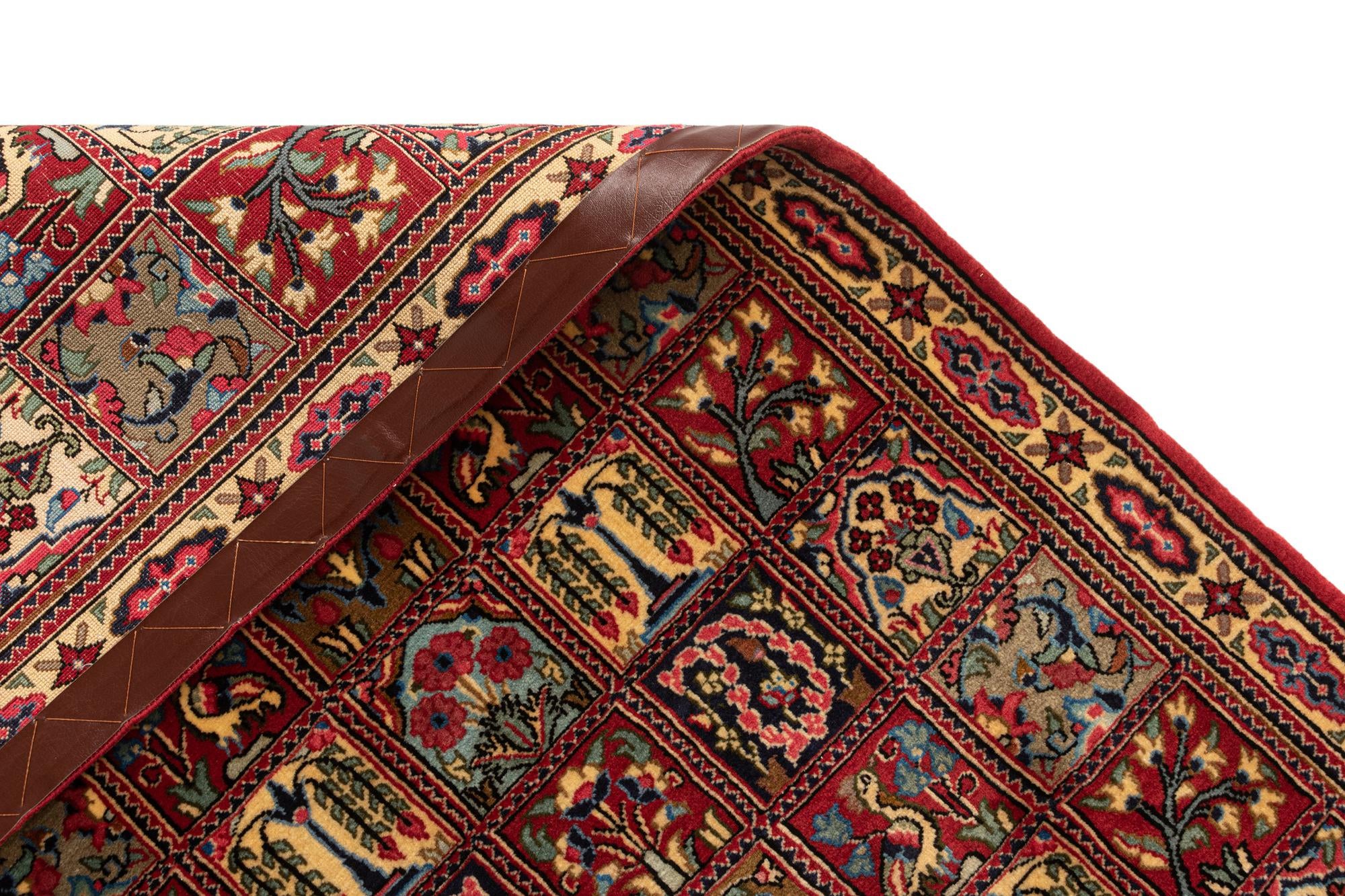 2' 6 x 6' 5 Hand Knotted Qom Persian Runner Rug