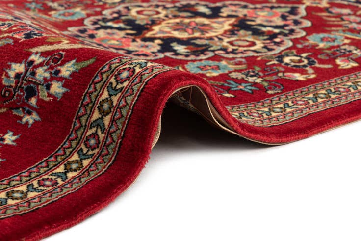 Detail image of 2' 5 x 6' 8 Hand Knotted Qom Persian Runner Rug