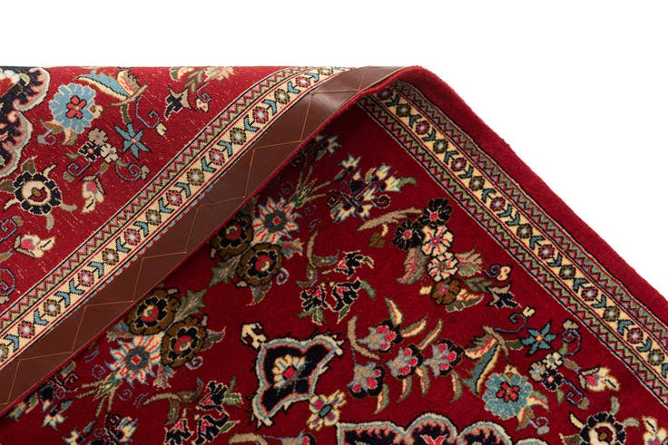 Detail image of 2' 5 x 6' 8 Hand Knotted Qom Persian Runner Rug