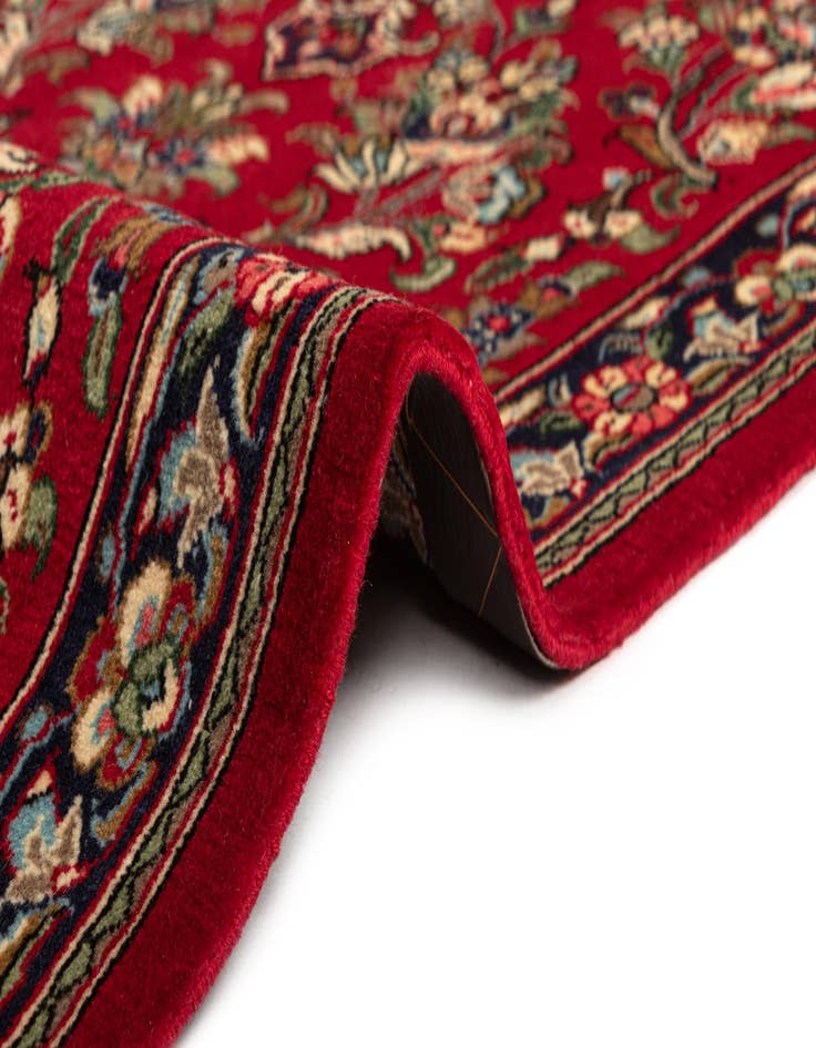 Detail image of 2' 4 x 6' 7  Hand Knotted Qom Persian Runner Rug