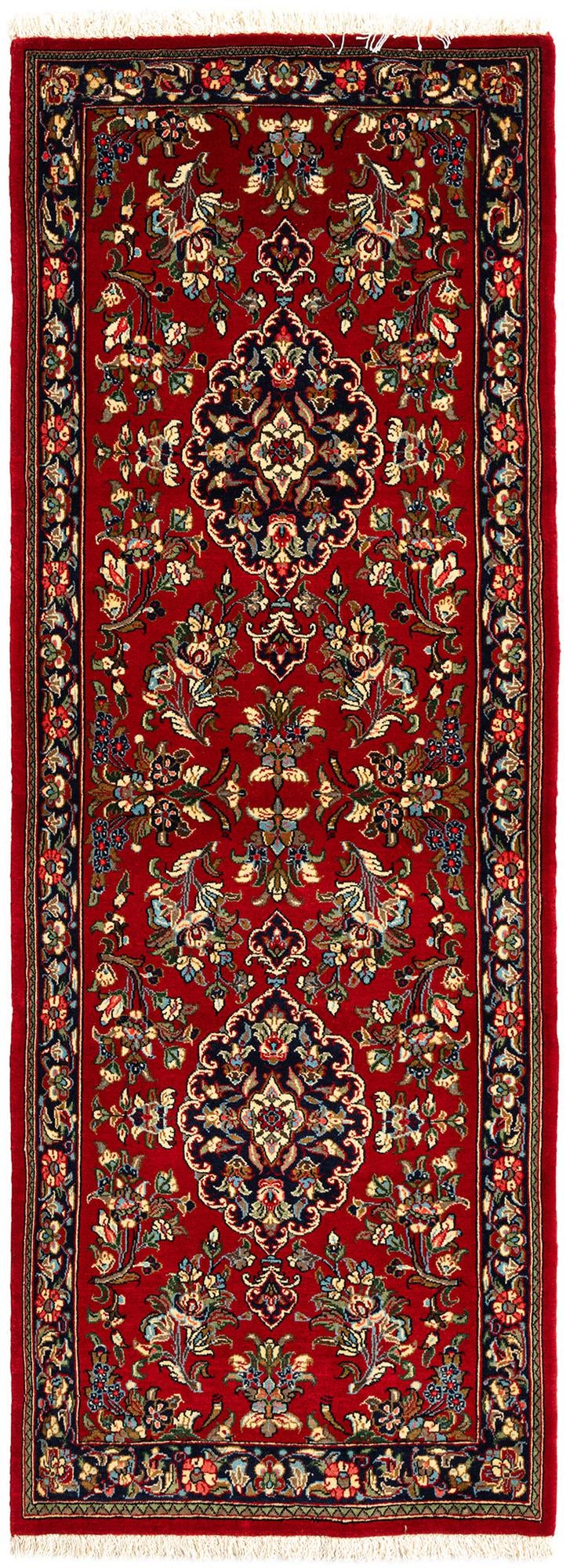 2' 4 x 6' 7 Hand Knotted Qom Persian Runner Rug