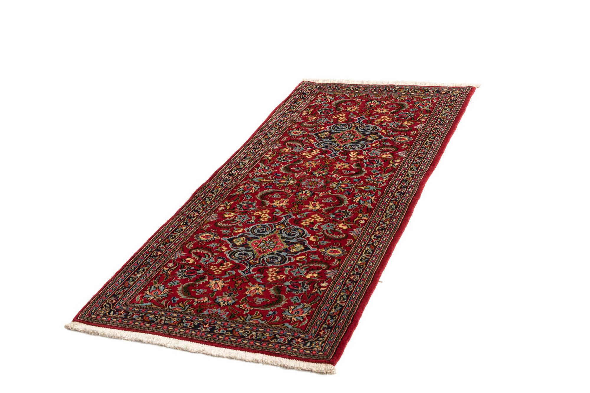 2' 7 x 6' 4 Hand Knotted Qom Persian Runner Rug