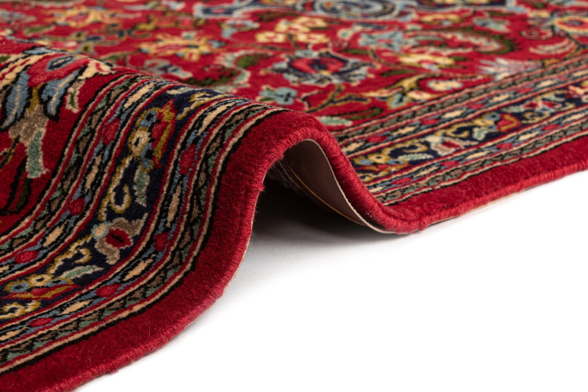 2' 7 x 6' 4 Hand Knotted Qom Persian Runner Rug