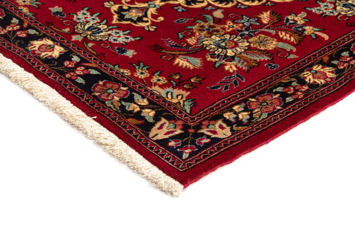 2' 7 x 7' 3 Hand Knotted Qom Persian Runner Rug