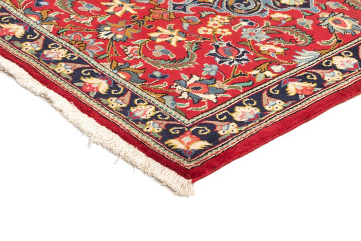 Detail image of 2' 7 x 6' 7 Hand Knotted Qom Persian Runner Rug