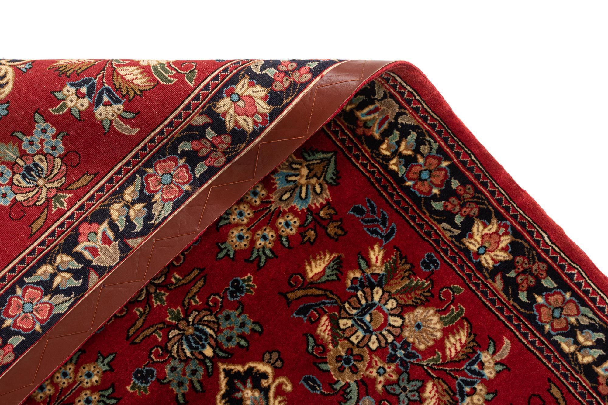 2' 7 x 6' 5 Hand Knotted Qom Persian Runner Rug